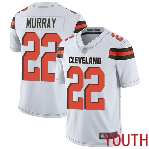 Cleveland Browns Eric Murray Youth White Limited Jersey 22 NFL Football Road Vapor Untouchable